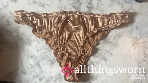 Gold Silky Panty