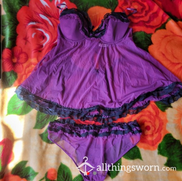 Gothic Lolita Purple Babydoll