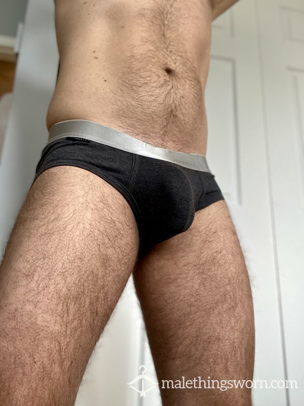 Gray Brief Worn 48h