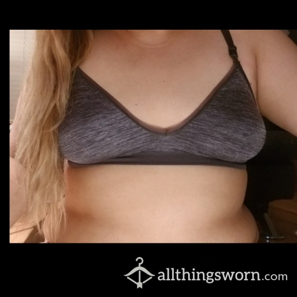 Gray Soft AF Bra - Large