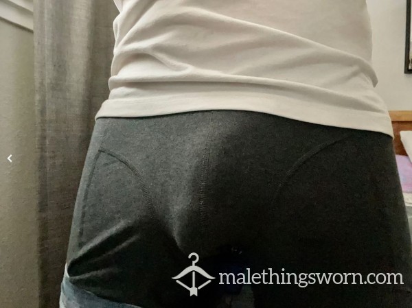 Gray Underwear With Lots Of Prec*m