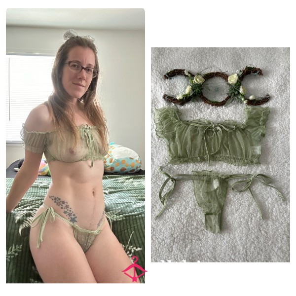 Green Bra/panty Set