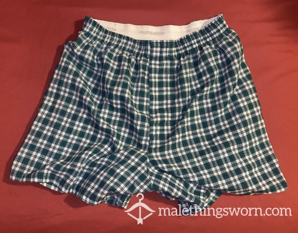 Green/white S/M Boxers