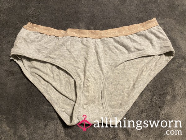 Grey Boyleg Panties