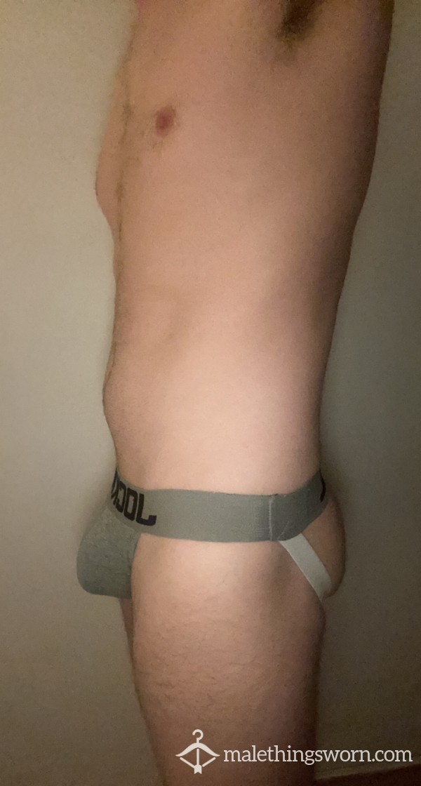 Grey Jockstrap Worn During S**