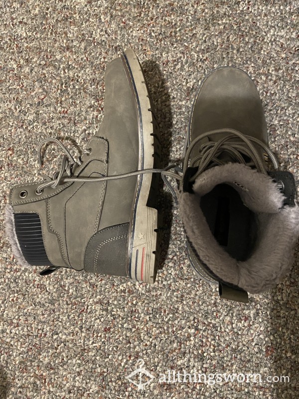 Grey Knock Off Timbs