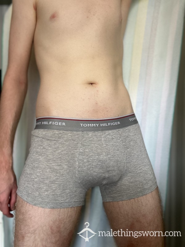 Grey Tommy Hilfiger Boxers (Small)