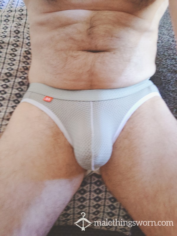 🔥 SALE 🔥 Grey Worn Jock 🍆🍆