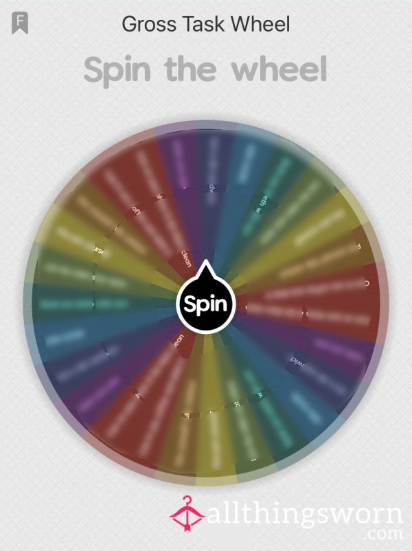 Gross Task Wheel 🤮