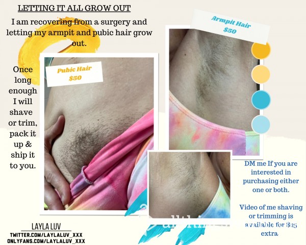 Growing Out My Armpit, Pu**y, & Leg Hair After Surgery