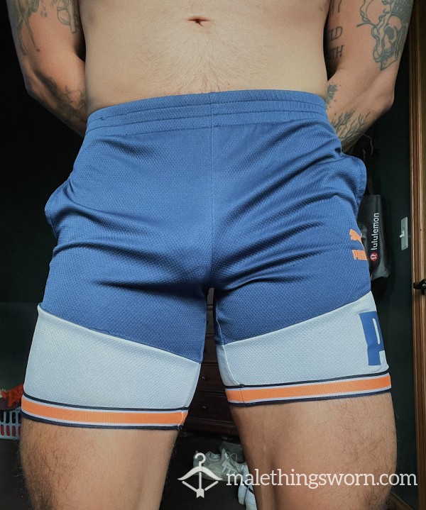 Blue Puma Shorts