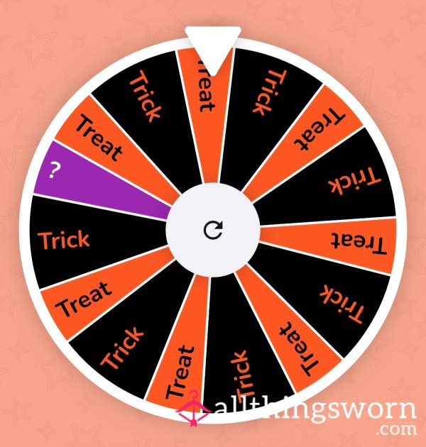 Halloween Spin Wheel "trick Or Treat" 🎃👻