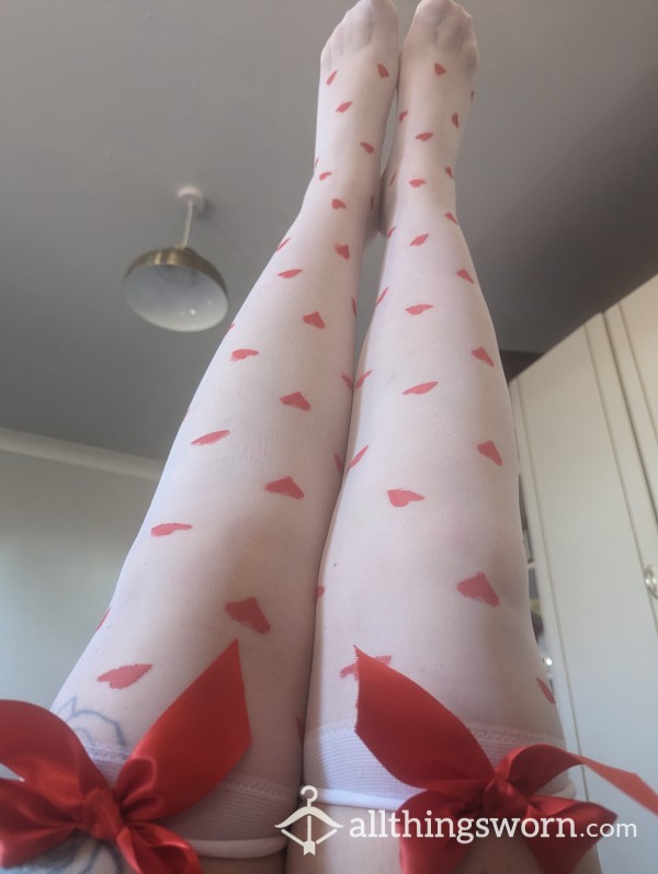 Heart Stockings Was F**ked By An Alpha Wearing These 😉