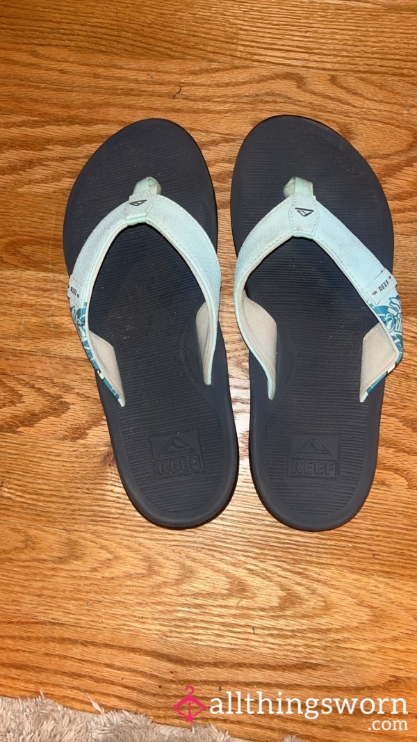 Heavily Worn Flip Flops