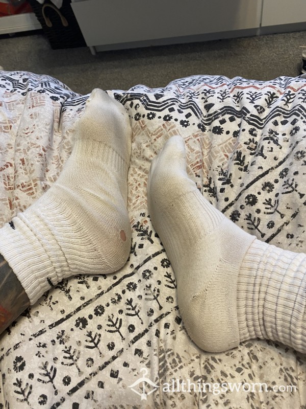 His Super Worn Gym Socks