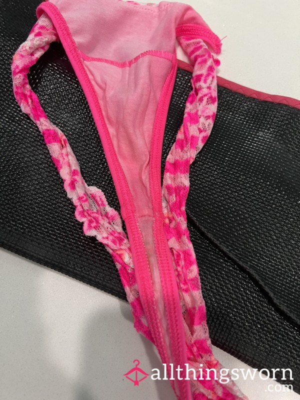 Hot Pink Gym Thong