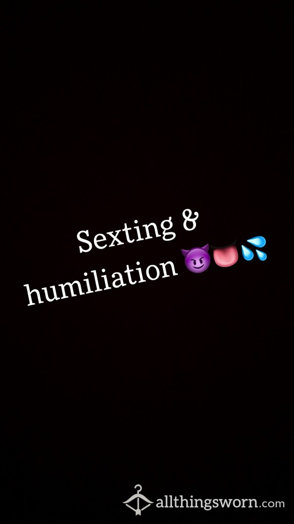 Humiliation, Degrading & S**ting