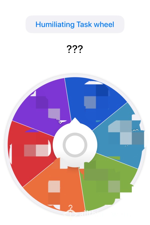 Humiliation Task Wheel