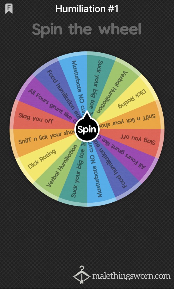 Humiliation Wheel #1