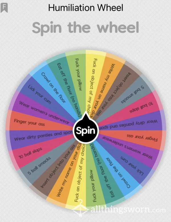 Humiliation Wheel