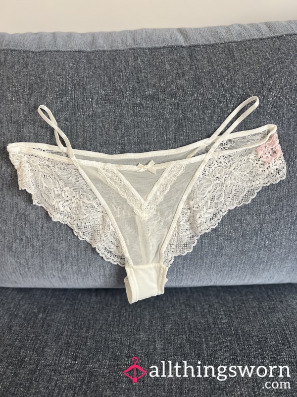 Hunkemöller White Lace Panties