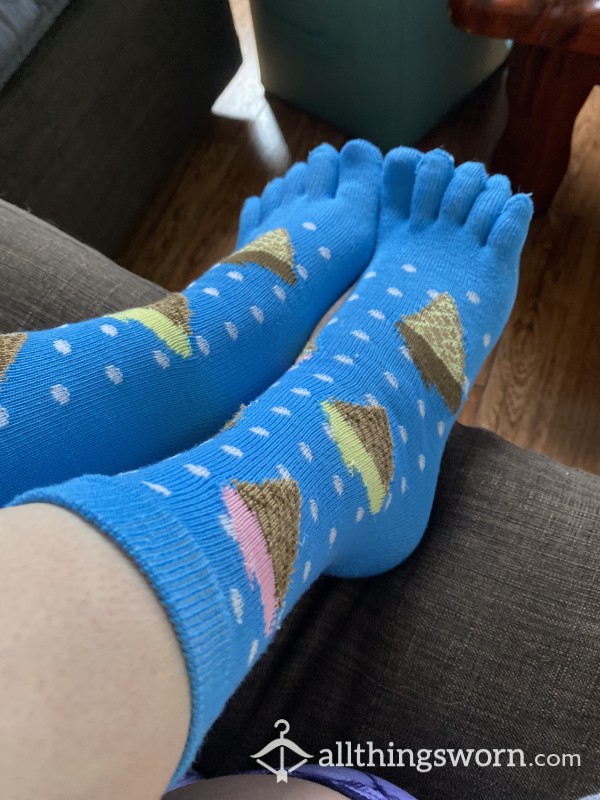 Ice Cream Toe Socks