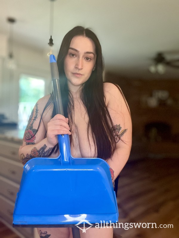 Ignoring You While I Sweep & Mop Topless