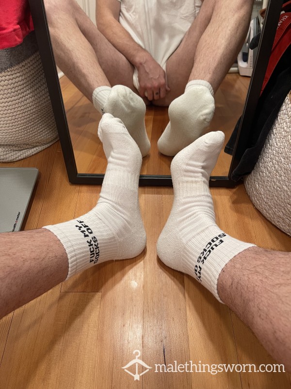 Jock’s Smelly White F**k Me Socks