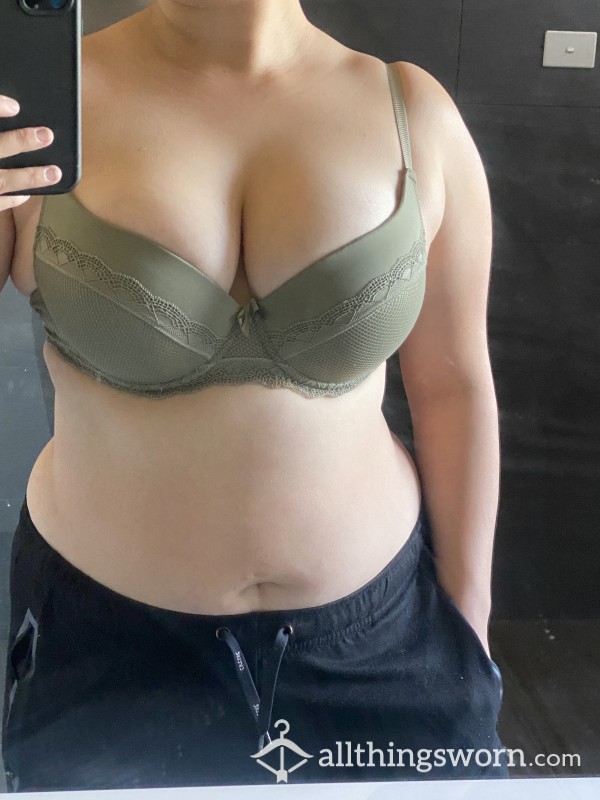 Kiaki Green Lace Bra