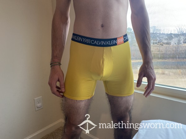 King Italia Boxers ( Yellow Calvin Klein )