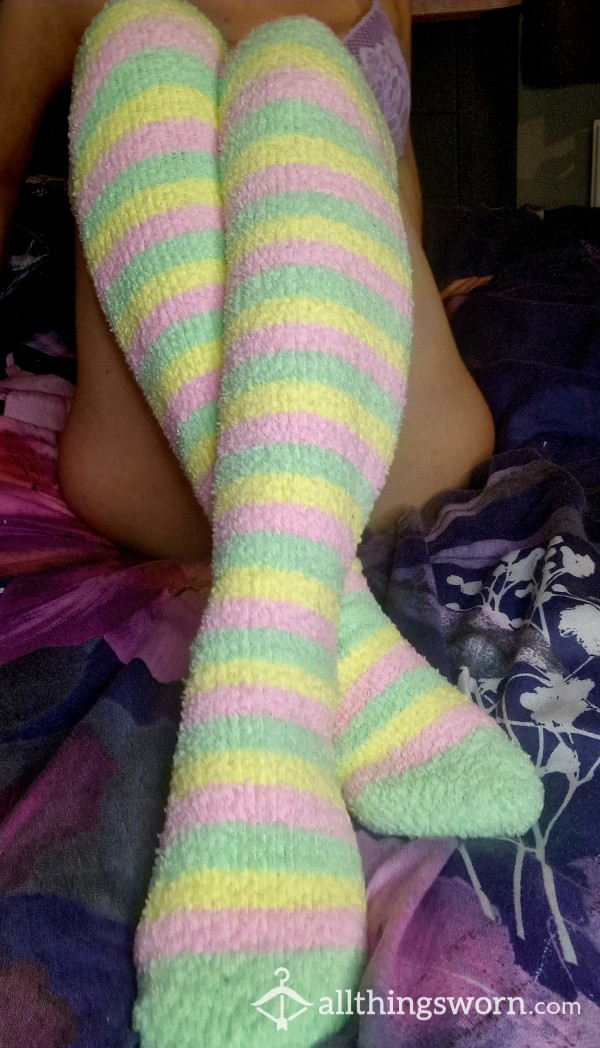 Knee High Fuzzy Socks