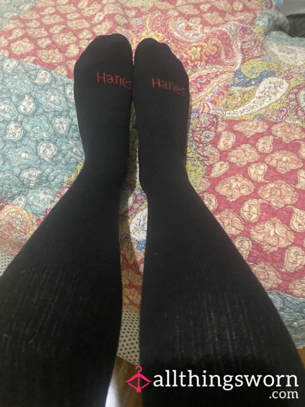 Knee High HANES Socks