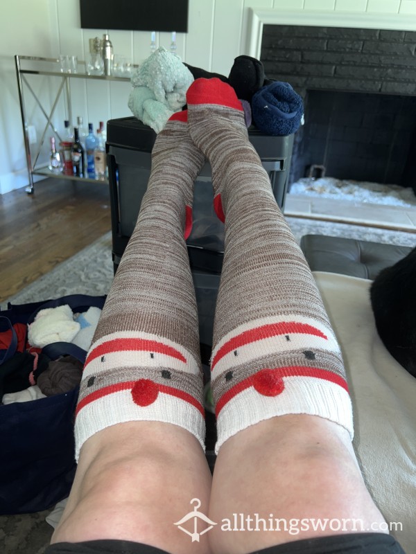 Knee High Monkey Socks