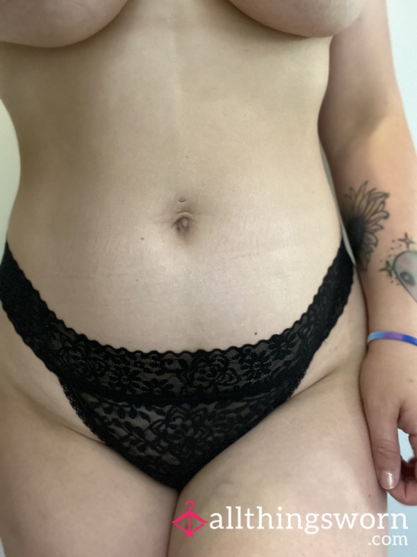 Joyspun Lace Black Thong