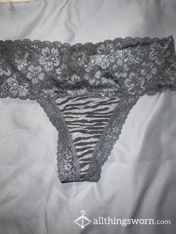 Lace Gray Panties