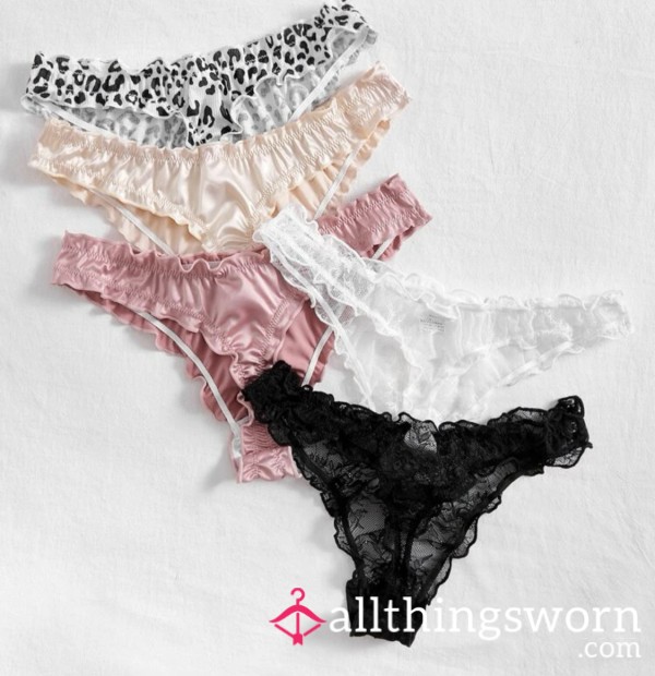 Lace Or Satin Thongs With 1 Week G Drive Access