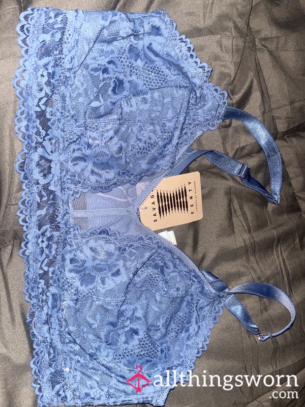 Lacy Blue Bralette