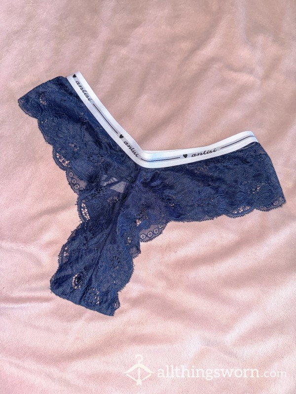 Lacy Navy Blue Panties