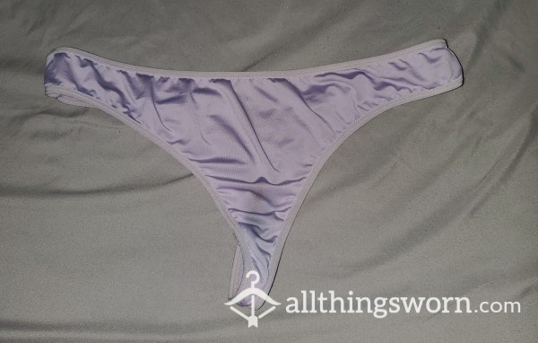 Lavender Polyester Thong