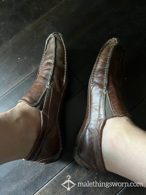 Leather Loafers -well Worn