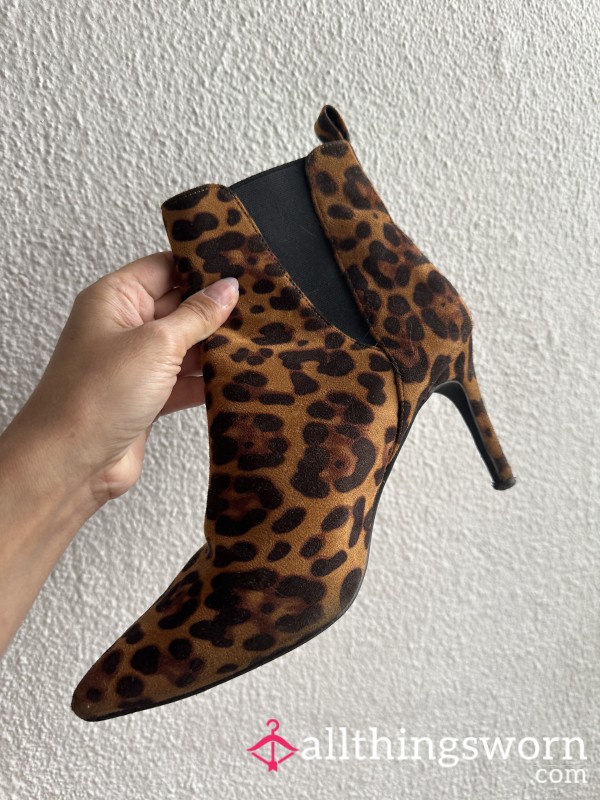 Leopard Alkle Boots