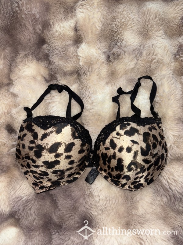 Leopard Print Bra