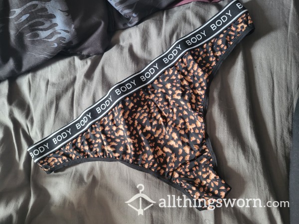 SALE.....Leopard Print Thong