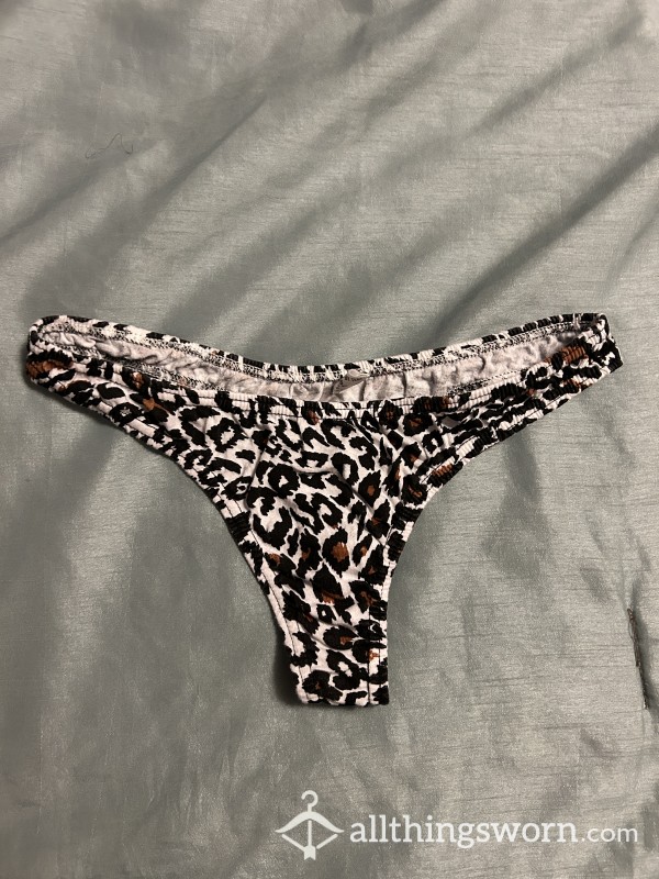 Leopard Print Thongs!! #10