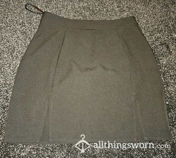 Little Black Split Skirt Size 10