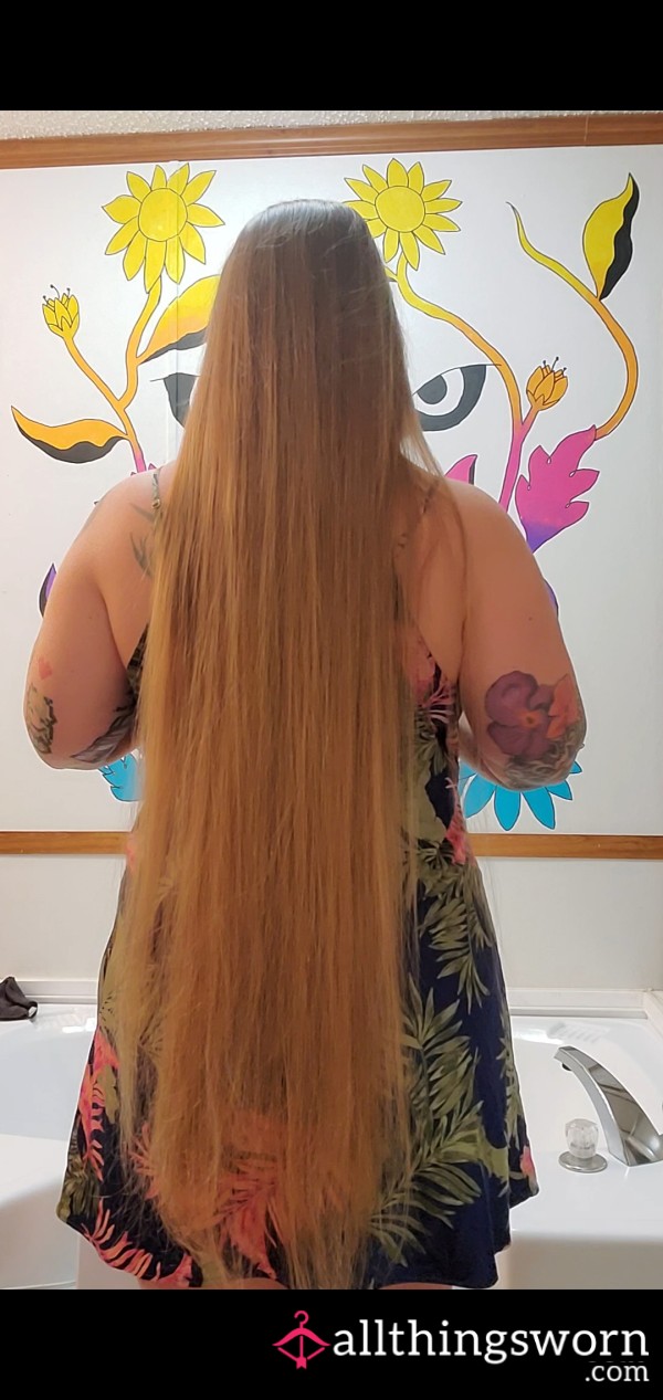 Long Blond Hair Play