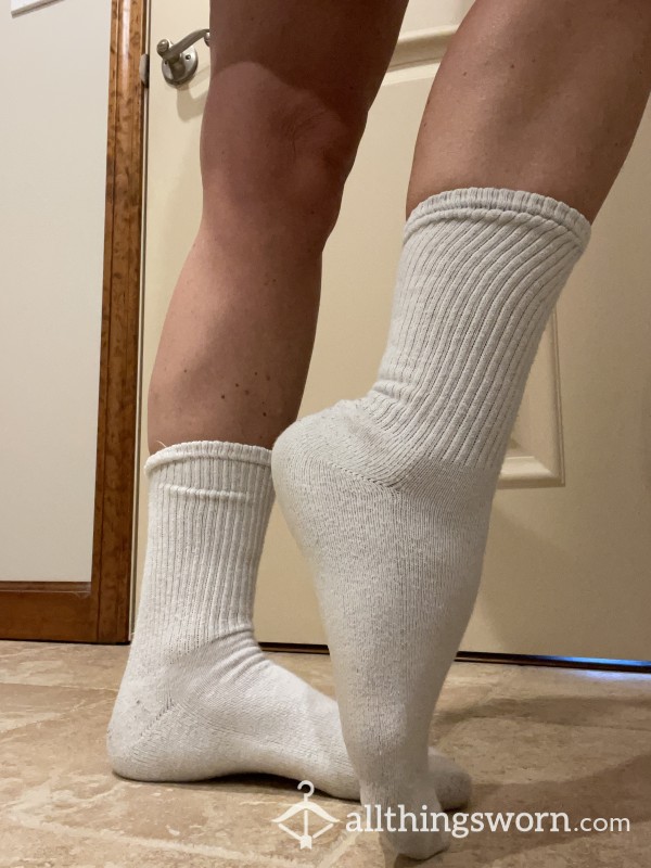 Long White Socks