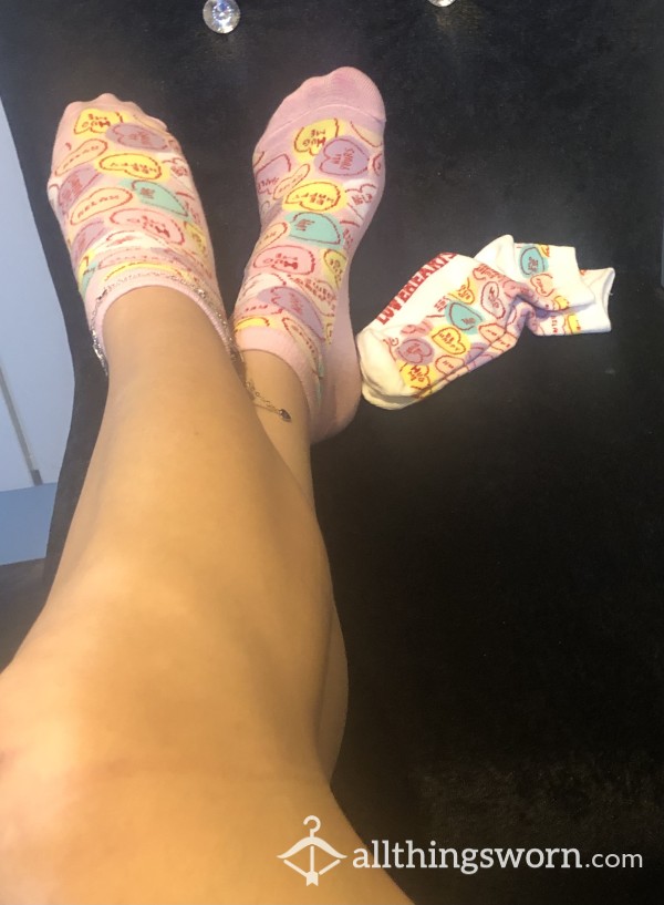 Love Hearts Ankle Socks