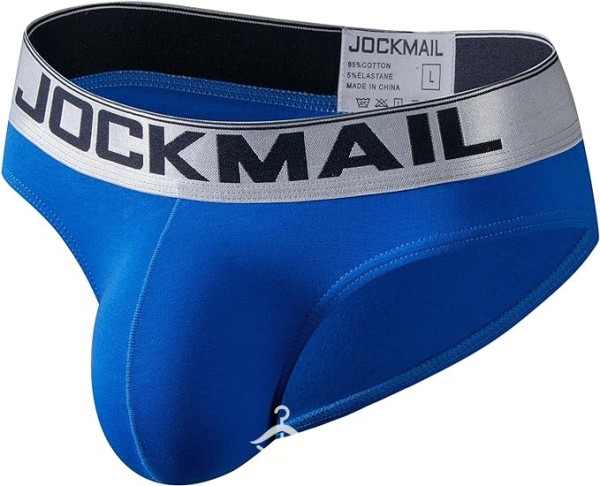 😰🥶Love S**y Man-scent? Snag These BLUE Jockmail Low Rise Breathable Cotton Briefs - Including ONE Gym Session And 24 Hours Wear. 😰🥶