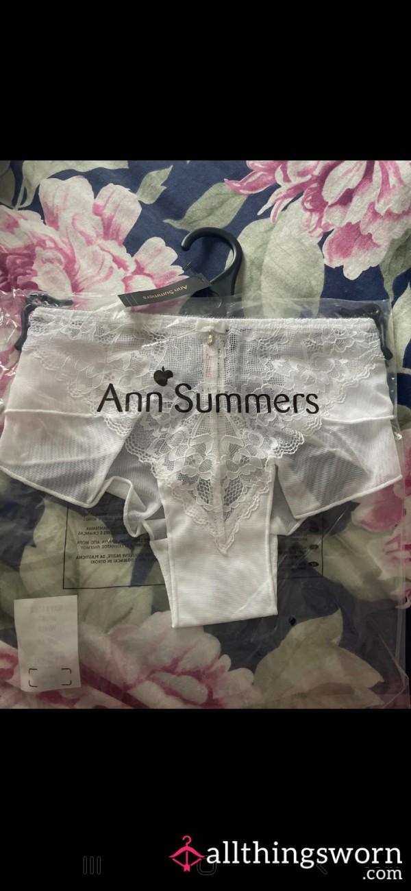 Lovely White Ann Summers Panties